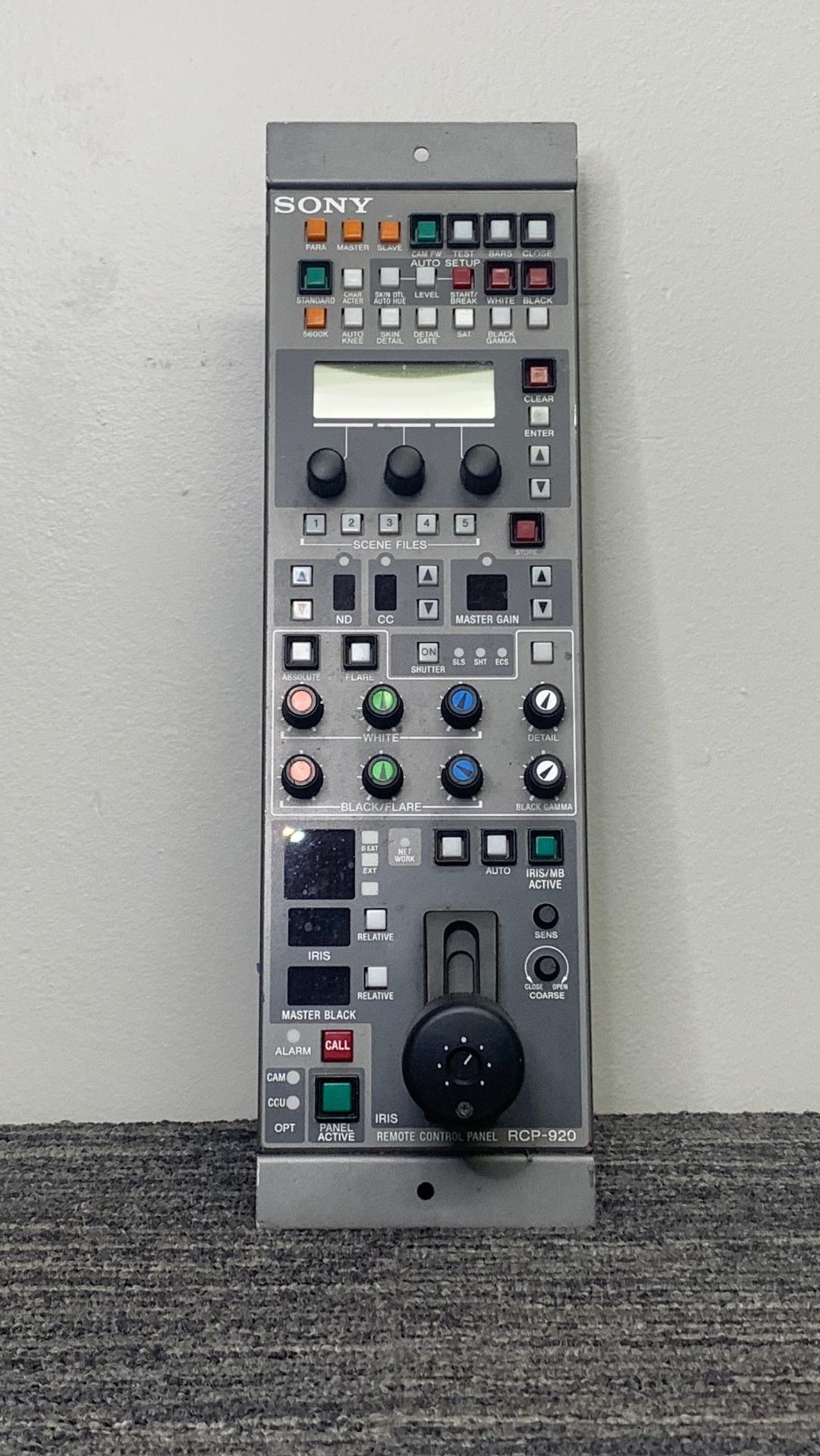 Sony RCP-720 Remote Control Panel For BVP et HDC série Caméras 
