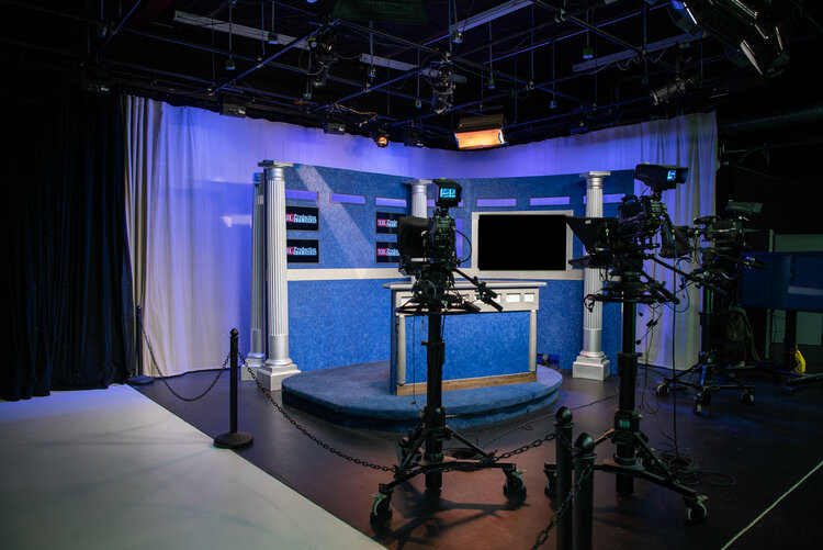 Working Production Studio Complete with Hitachi Cameras, Vinten ...